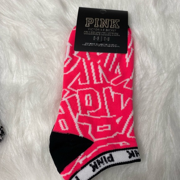 5PK Bundle PINK Victoria’s Secret Socks - Picture 5 of 11